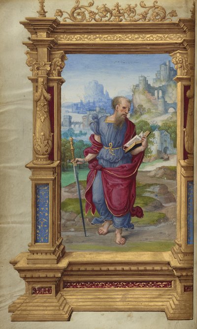 Saint Paul from the Getty Epistles by Master of the Getty Epistles